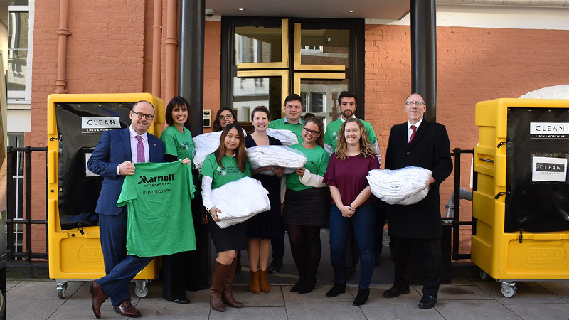 CLEAN Slough laundry donates 500 towels to charity - News - CLEAN Services